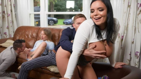 Brazzers | Soft Swinging Turns Hardcore (Sam Bourne, Sofia Lee, Danny D)