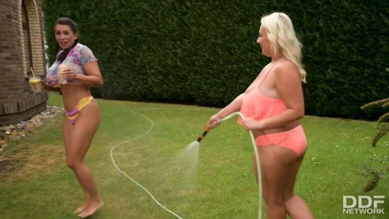 DDF Busty | Hoes With A Hose - Chloe Lamour And Crystal Swift (Krystal Swift)