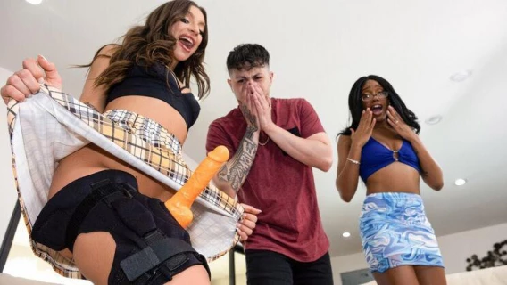 Brazzers | Eye On Her Thigh Strap-On (April Olsen, Lacey London)