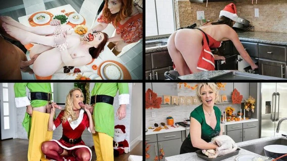 MYLF | Festive Activities (Lauren Phillips, Kat Dior, Brooklyn Chase)