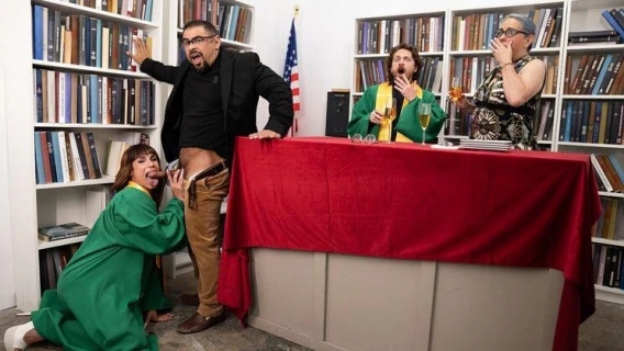 Trans Angels | Graduating In Cock Sucking (Draven Navarro, Kalli Grace)