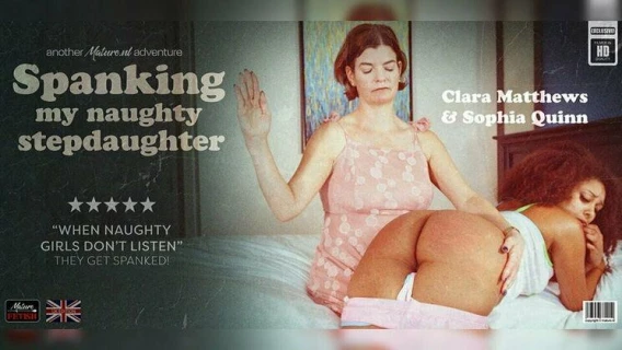 Mature.nl | Teeny Sophia Quinn Gets Spanked By Her Wicked Stepmom Clara Matthews After Being Naughty (Clara Matthews (EU), Sophia Quinn)