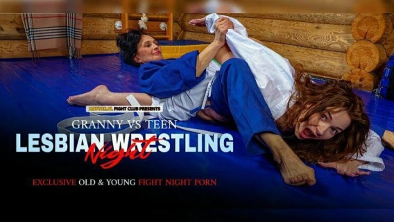 Mature.nl | Granny VS Teen! Old And Young Lesbian Wrestling Sex! (Mini Schwarz, Purr Simona)