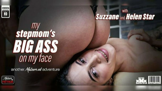 Mature.nl | Facesitting BBW Stepmom Rides Her Trimmed Pussy And Big Ass On Teen's Face (Helen Star, Suzzane)