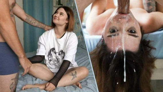 PornForce | Her SLOPPIEST Deepthroat Yet - 10/10 ! (James Koss, Kate Koss)