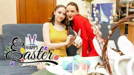 Club Sweethearts | Easter Lesbian Lovers (Erika Mori, Olivia Trunk)