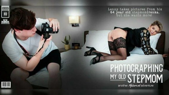 Mature.nl | 64 Year Old Stepmom Irenka Seduces Her Stepson Into Fucking Her During A Photoshoot (Irenka, Lenny Yankee)