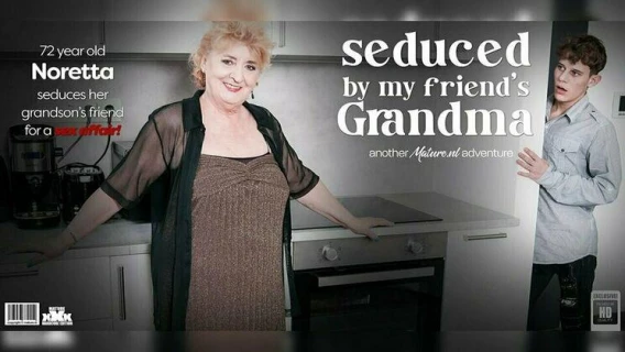Mature.nl | Curvy 72 Year Old Granny Noretta Seduces Her Grandson's Best Friend To Fuck Her Hard On The Couch (Noretta, Big Nick)