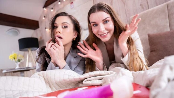 Lesbea | Lesbian MILF Brings Dildo To Work (Arina Shy, Sabrisse)