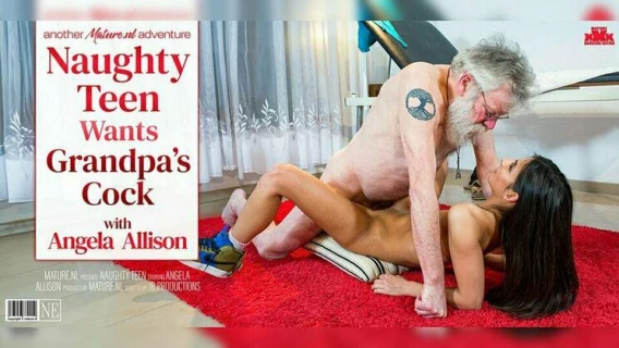 Mature.nl | Naughty Teen Angela Allison Seduces An Old Grandpa (Kees, Angela Allison)