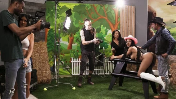 Work Me Harder | Camera Guy Takes Two (Queenie Sateen, Hollywood Cash, Kira Noir)