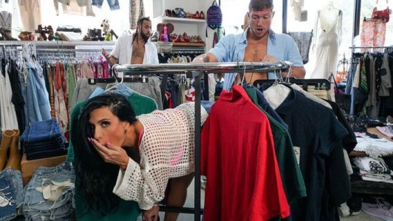 Brazzers | Browse In My Store? I'll Fuck You BOTH! (Sandy Love, James Angel, Oliver Flynn)