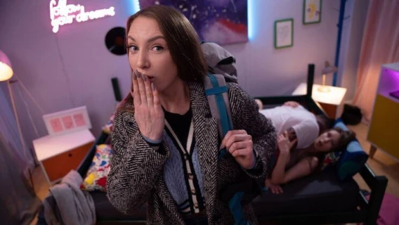 Fake Hostel | Sudden Threesome For New Lovers (Martin Gun, Julia Maze, Gina Snow)