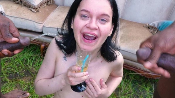 Erika Korti Studio | FiRST INTERRACIAL DVP & PEE! Skinny Slut Gets Fountains Of Pee & Double Vaginal Penetration From Black Cocks EKS229 (Marica Shanti, Shadow, Momo Lebons)