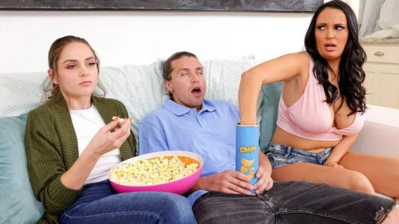 Brazzers | Sneaky Mid-Movie Fuck (Sofi Ryan, Jay Romero)